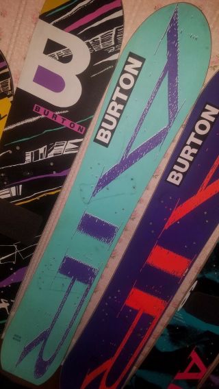 Vintage 1990 Burton Air Team/special Edition? Teal Snowboard