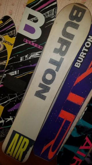 Vintage 1990 Burton Air Team/special edition? Teal Snowboard 2