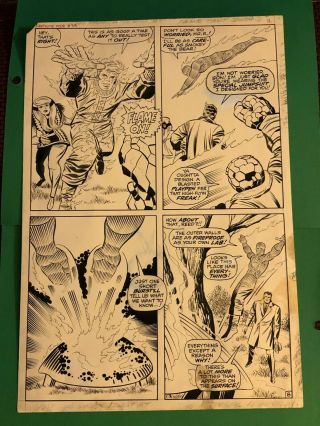Jack Kirby Comic Art.  Fantastic Four Page 8 From Issue 88