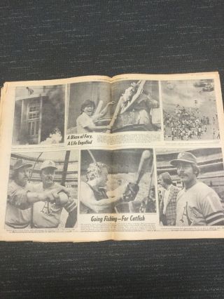 1973 World Series - A’s vs Mets - Baseball - 2 York Daily News Newspapers 3