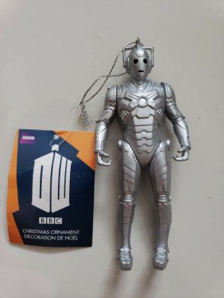 Doctor Who Cyberman Figure Kurt S.  Adler 4.  5 " Christmas Holiday Ornament W Tags