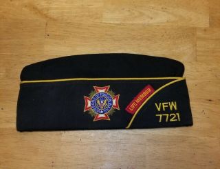 Vfw 7721 Garrison Flight Cap Hat Ritual Team Golden Gate Post Florida Military