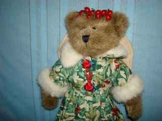 Longaberger Boyds Bears Christmas Tree Topper Holly Beary 94648 Lb