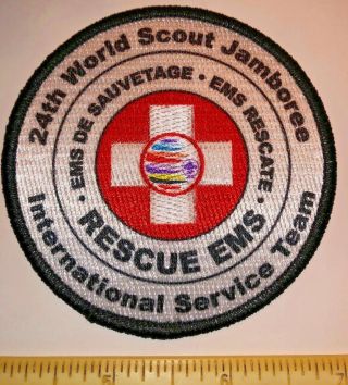 Rescue Ems Staff Ist Patch Badge 2019 24th World Boy Scout Jamboree