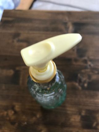 AVON Vintage Golden Harvest Corn On Cob Glass Bottle Lotion Soap Pump Dispenser 3
