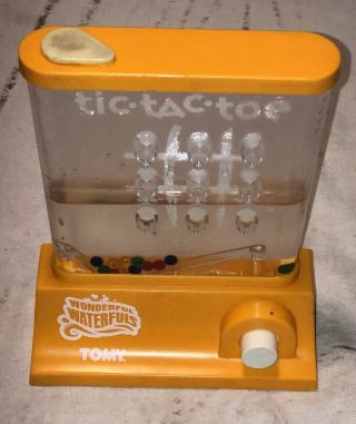 Vintage Tomy Water Games Tic Tac Toe Classic Watergames Toy