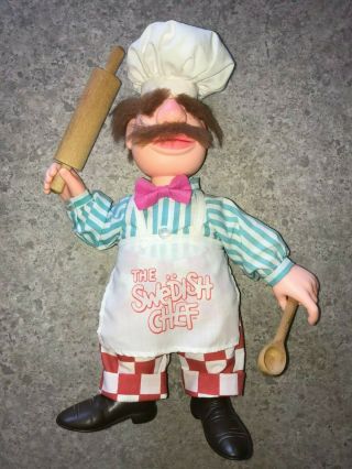 1988 Muppets Swedish Chef Plush Doll Croonchy Stars Cereal Jim Henson