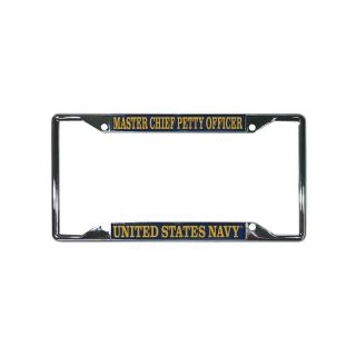 Us Navy Master Chief Petty Officer Enlisted Grade License Plate Frame