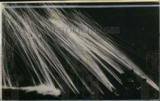 1943 Press Photo Allied Forces Fire On Axis Planes,  Algiers,  French Algeria