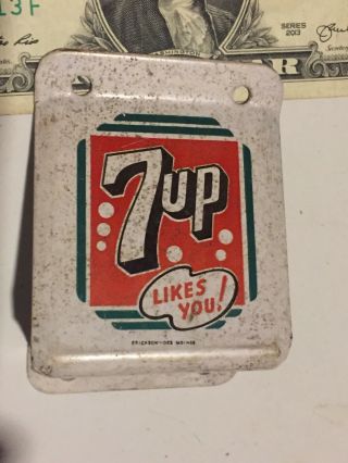 Vintage 7 Up Wall Mount Bottle Opener - 7 Up Likes You