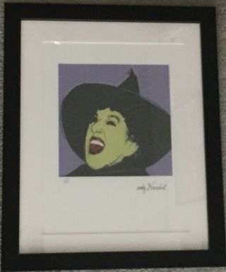 Andy Warhol Wicked Witch Hand Numbered And Signed Grano - Lithograph From 1986