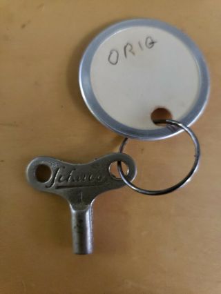 Rare Htf Vintage German Wind Up Toy No.  1 Schuco Key.