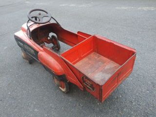 RARE - VINTAGE 1950 ' s MURRAY PEDAL CAR DUMP TRUCK with PAINT & DECALS 3