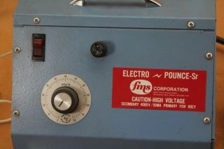VINTAGE FMS ELECTRO POUNCE MACHINE GREAT FOR SIGN MAKING STENCILS ART USA 3