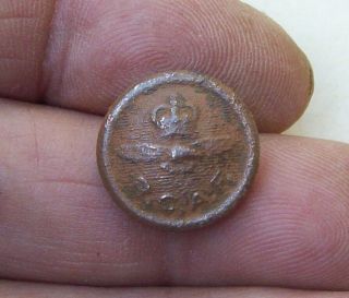 Dug Royal Canadian Air Force Button World War 2 Metal Detecting Find