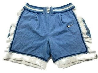 Vtg Nike Authentic North Carolina Tar Heels Unc Vintage Shorts Large Jordan Ncaa