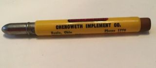 Minneapolis Moline Chenoweth Xenia Wilmington Ohio Bullet Pencil Advertiser
