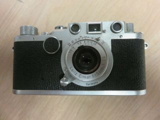 Vintage Leica D.  R.  P Ernst Leitz Wetzlar No.  447039 Camera,  Lens & Case
