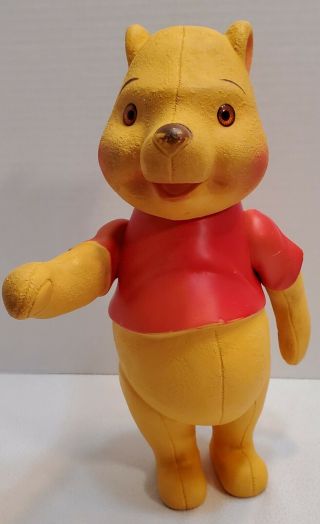 Vintage Winnie The Pooh Squeak Toy Walt Disney Holland Hall - 1962