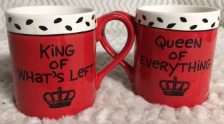 Our Name Is Mud Laurie Veasey Queen King Red Black White Crown Coffee Mug Cup