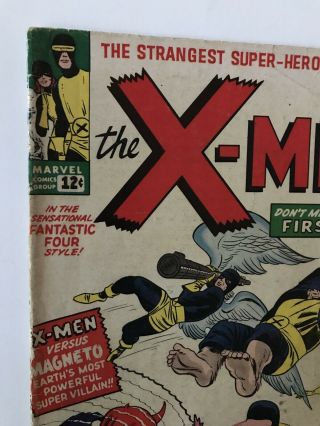 X - Men 1 (Marvel Comics,  1963) First Appearance Uncanny 1st Series - BOOK 2