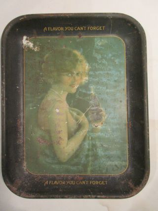 Antique Nugrape Serving Advertising Tray Rare