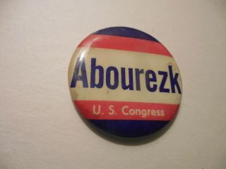 South Dakota Campaign Pin Back Button Local U.  S.  Congress Senator James Abourezk