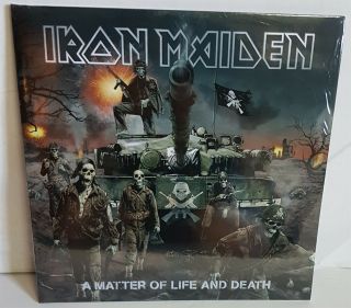Iron Maiden A Matter Of Life And Death Lp Vinyl Record 2017 European Press