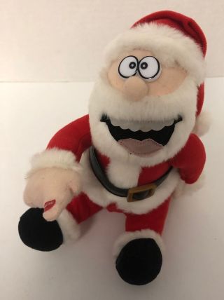 Pull My Finger Santa Talking Farting Shaking 7 " Gag Gift Plush Tekky Toys Mwt