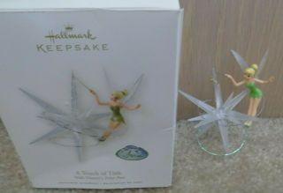 Hallmark Disney Fairies - A Touch Of Tink - Tinker Bell Christmas Ornament