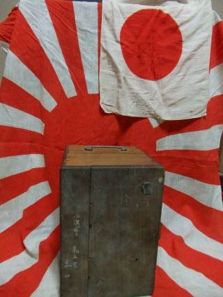 1940 ' s WW2 World War 2 ii Japanese Army Officer Wooden Shelf Cabinet Drawer 2
