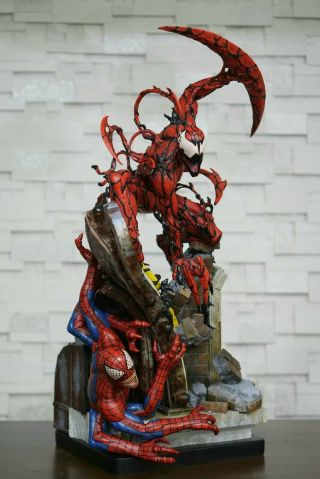 Custom Carnage 1/4 Statue Not Sideshow Spiderman Venom Marvel X/50