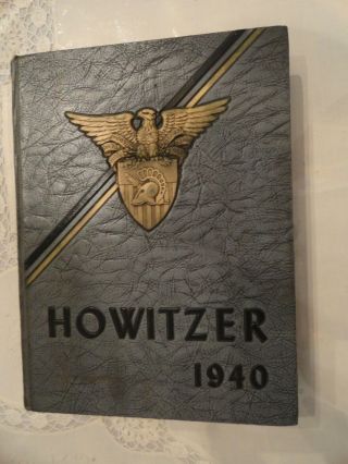 Vintage Ww - 2 1940 U.  S.  Military Academy Yearbook The Howitzer West Point