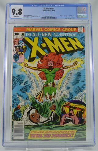 X - Men 101 Cgc 9.  8 White Pages 1st Appearance Phoenix Black Tom Cassidy