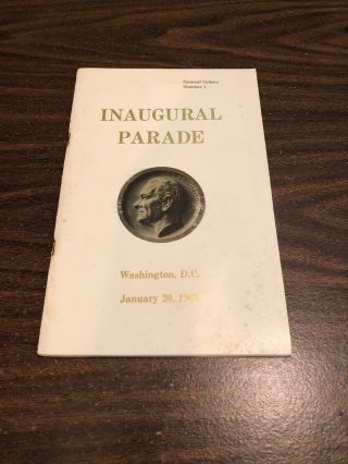 Vintage 1965 President Lyndon B Johnson Inaugural Parade Book Program General