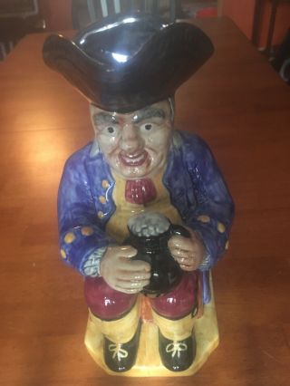 Large “shorters & Sons” 12 - Inch Tall,  “old Staffs” Toby Jug - Sweet