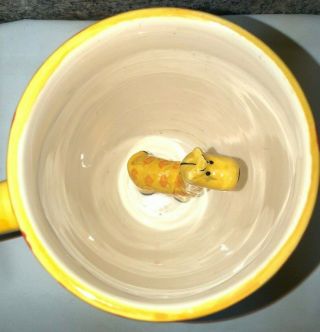 Giraffe World Market Surprise Coffee Cup Mug With Baby Giraffe Inside 4 Inches
