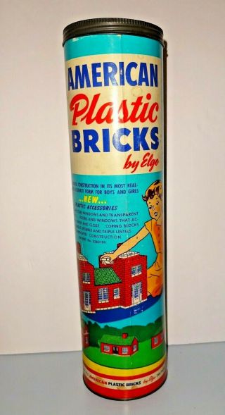 Elgo (halsam) American Plastic Bricks No.  715 Near Complete