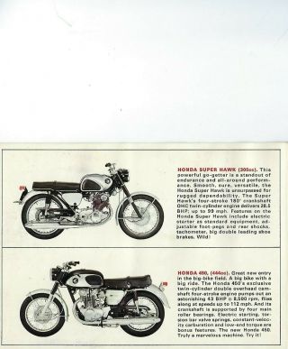 1965 Honda Sales Brochure 