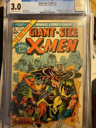 Giant - Size X - Men 1 Cgc 3.  0 ([july] 1975,  Marvel)