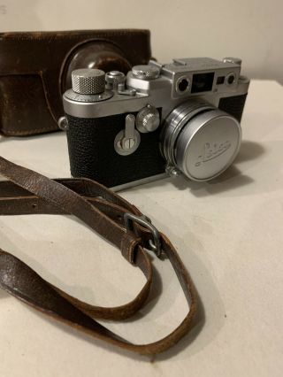 Vintage Leica Ernst Leitz Gmbh Wetzlar Dbp Nr.  827 464 W/ Case Made In Germany