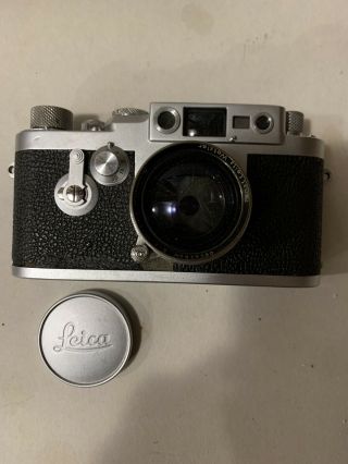 Vintage Leica Ernst Leitz GMBH Wetzlar DBP Nr.  827 464 w/ Case Made in Germany 3