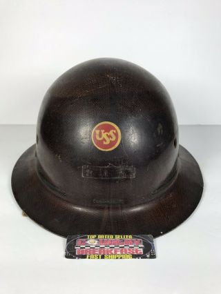 Vintage Uss American Bridge United States Steel Msa Skullgard Type K Hard Hat
