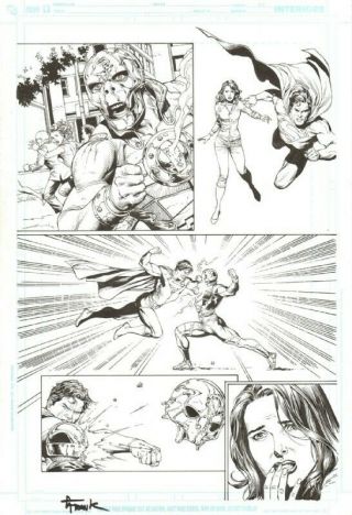 Superman Secret Origin Page By Gary Frank