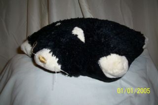 Pillow Pets Pee - Wees Black Kitty Cat 12 " Stuffed Plush Throw Pillow