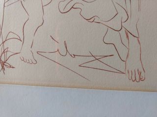 A Vintage Salvador Dali Copper Plate Etching Signed in Plate 2