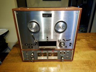 Vintage Teac A - 4010s Auto Reverse Reel To Reel Tape Deck