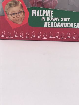 A Christmas Story Ralphie In Pink Bunny Suit Headknocker NECA 3