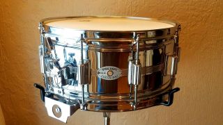 Vintage Rogers 6.  5 " X 14 " Custom Built Dynasonic Cob Snare Drum