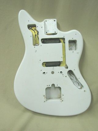 Vintage 1966 Fender Jaguar Body Refin In White